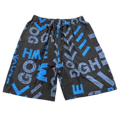 Gareth – Bedruckte Boardshorts mit Kordelzug für den Sommer