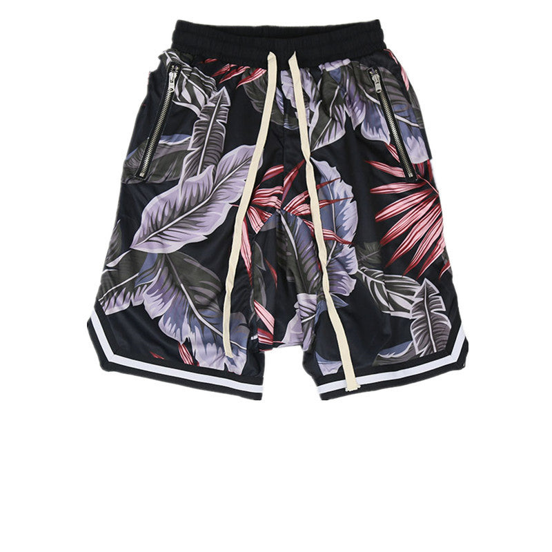 Will – Hip Hop Herren Bieber Hawaiian Style Strandshorts