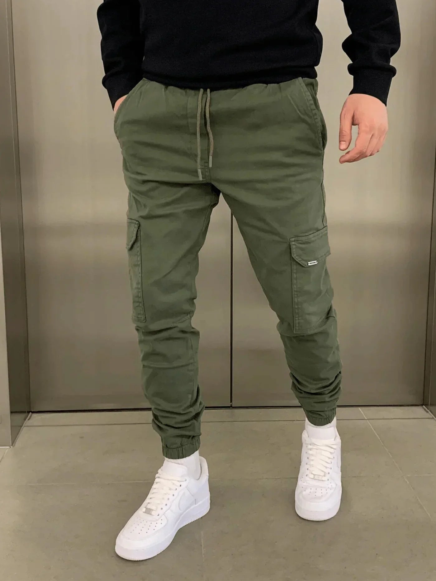 Stefano Stretch Komfort Cargohose für Herren