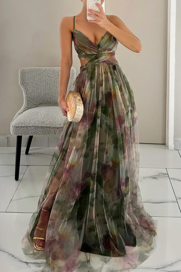 MIRAVO | Maxi-Kleid mit Blumenprint