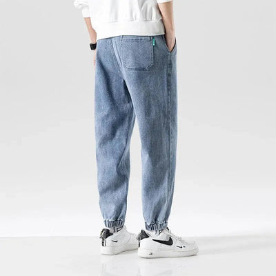 Heidi-Mode | Modische Plus-Size-Herren-Jeans mit Knöchelbindung