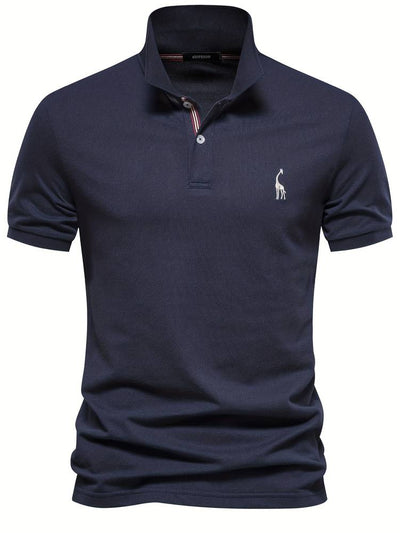 Mateo | Slim Fitted Klassisches Poloshirt mit dezentem Kragendetail