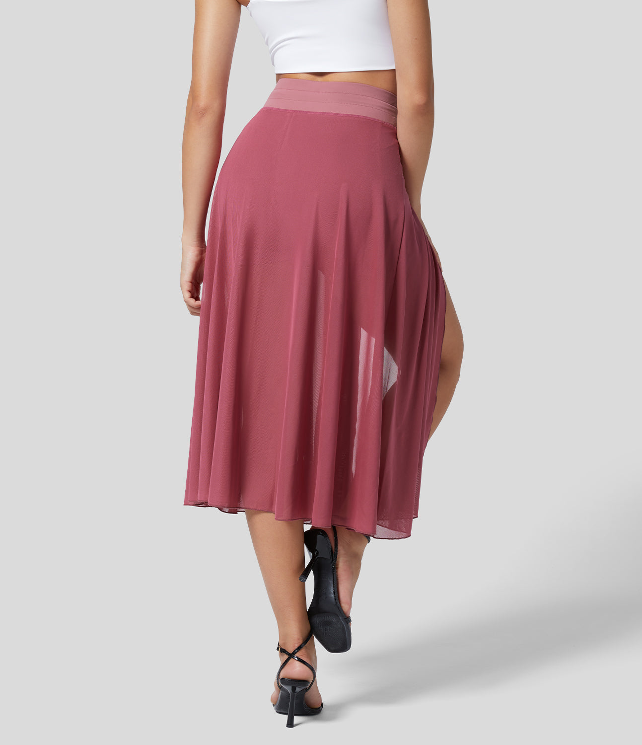 MIRAVO | 2-in-1 High-Waist Midi-Rock