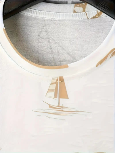 Barea – Elegant Sommer Zweiteilig Gedruckt  Set