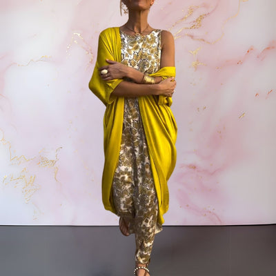 Shelly – Elegantes Kleid Mit Strickjacke