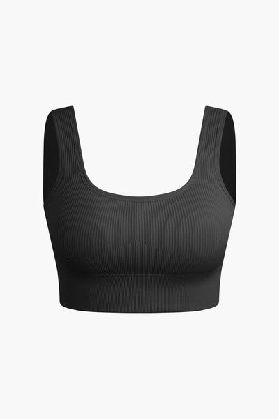 Elaine | Nahtloses Sport-Set mit Crop-Top & Yoga-Shorts