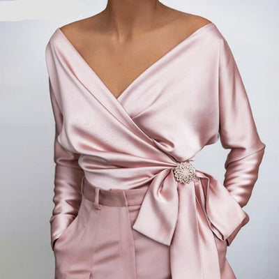 Davina - Eine elegante Bluse aus reiner Seide