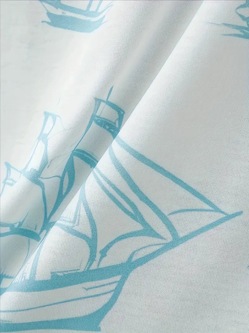 Barea – Elegant Sommer Zweiteilig Gedruckt  Set