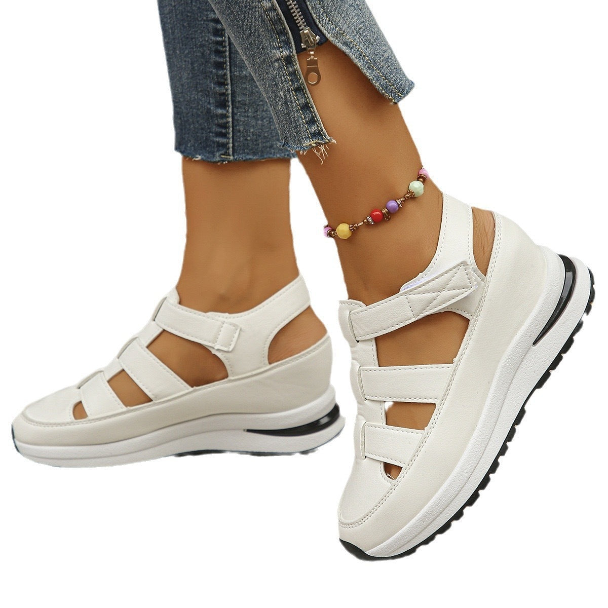 Tracy – Atmungsaktive Sommer Wedge Baotou Schuhe