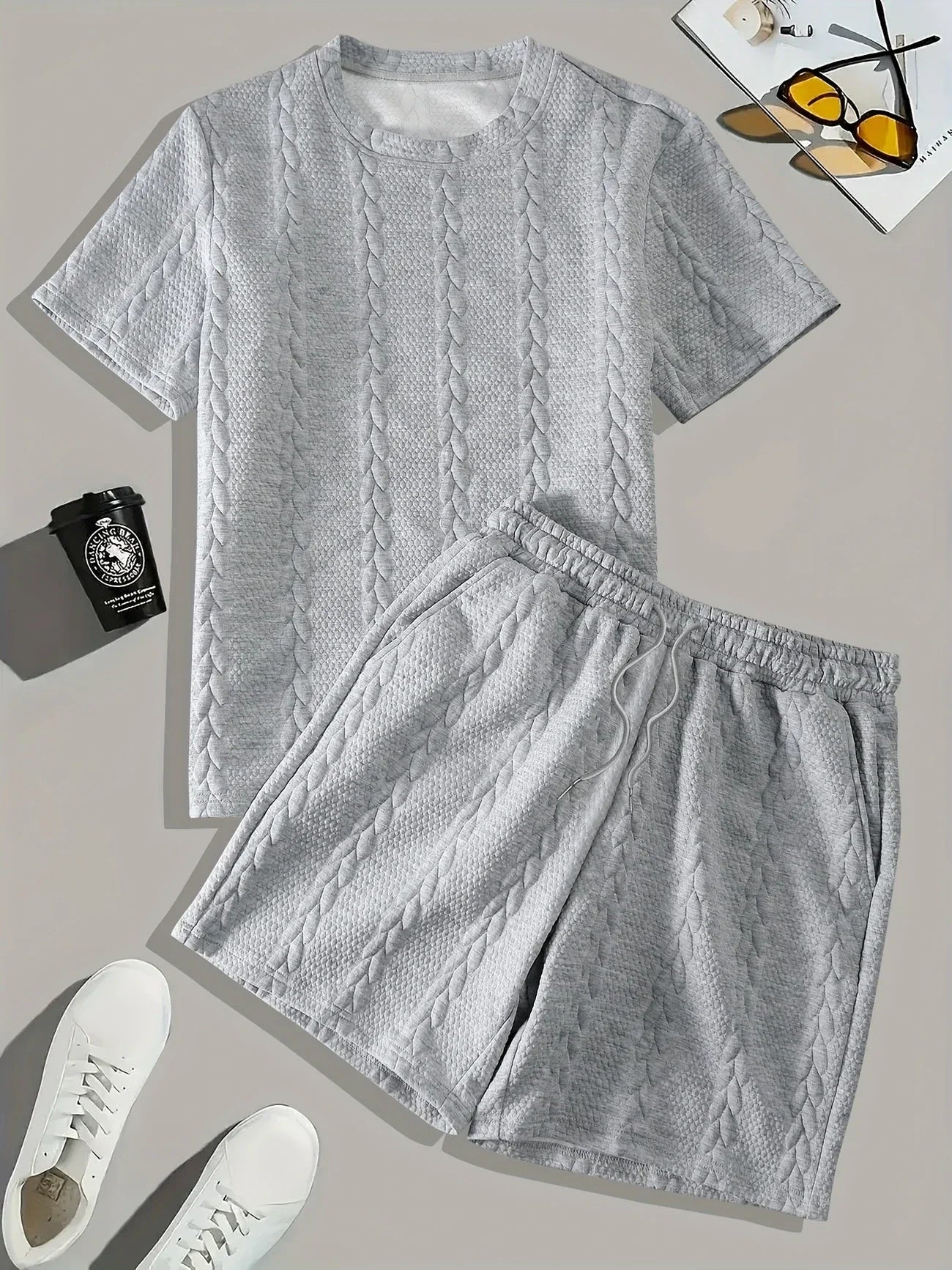 Archie – Lässiges Strick Zweiteiler Set