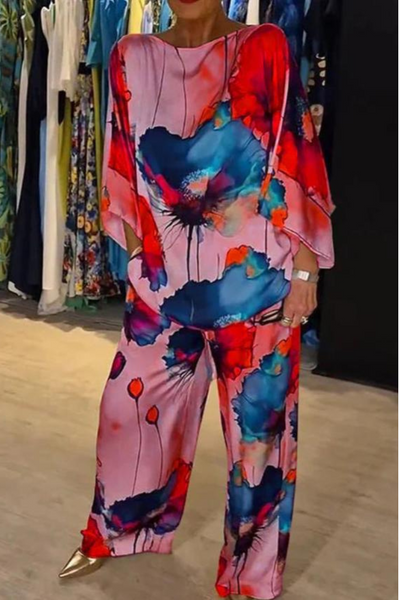 Jade Elegantes Zweiteiliges Set mit Farbakzent für Damen