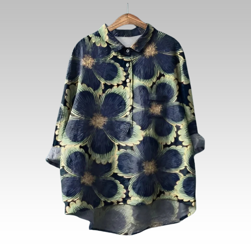 Supattra - Klassische Blusen mit Blumenmuster