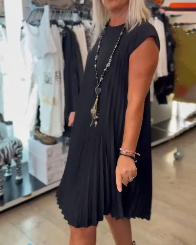 Shihua – Trendiges Plisseekleid