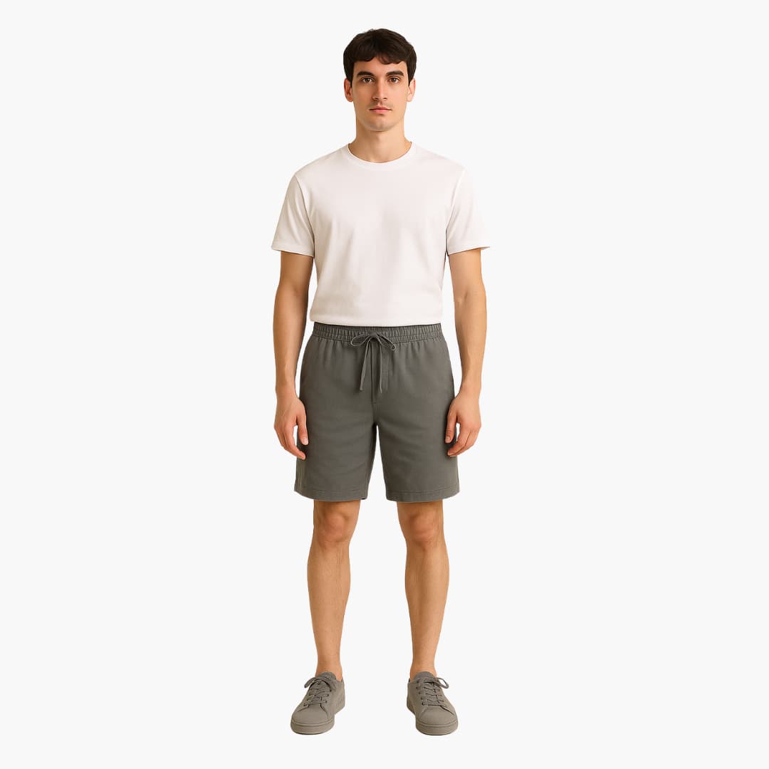 Herren Sommer Shorts mit Kordelzug und Seitentaschen