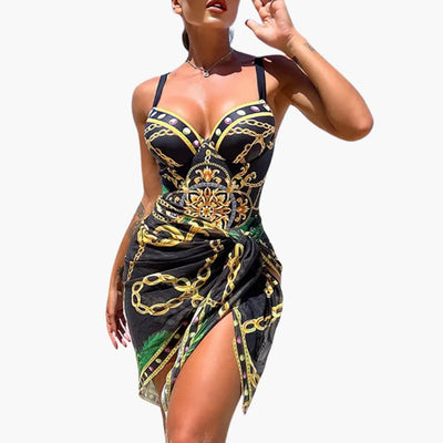 Eleganter Zweiteiler - Damen Badeanzug für den Sommer