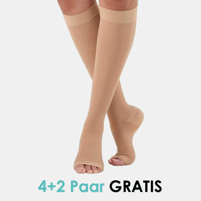 VitalEase™ Kompressionsstrümpfe mit offener Spitze