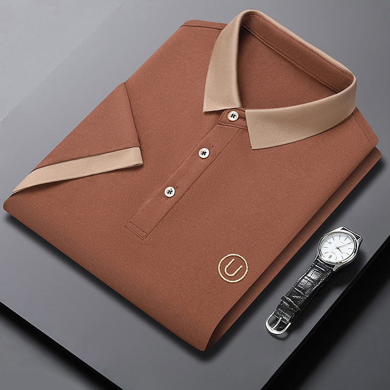 Damien – Kurzärmeliges Polo-Shirt für Herren im Business-Casual-Stil