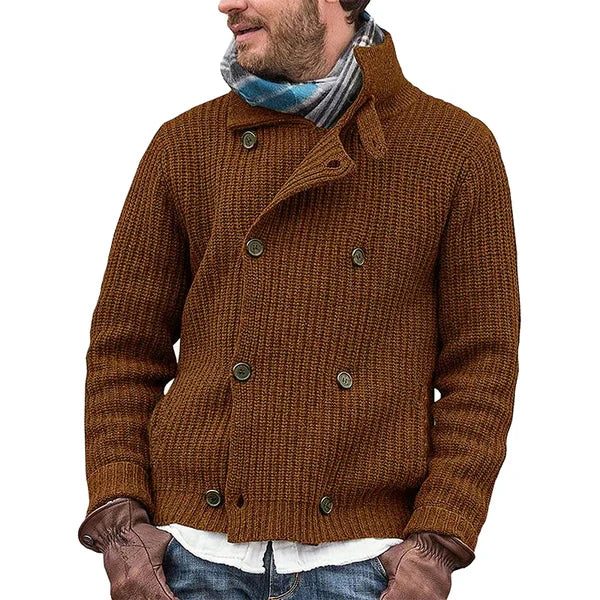 Stylische Herren Strickjacke mit Knöpfen