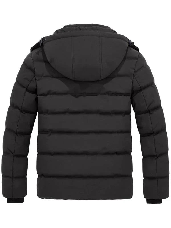 Modische wasserdichte Winterjacke mit Kapuze für Herren