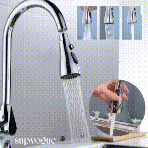 360° drehbarer Hochdruckhahn | Reinigen Sie Ihr Waschbecken schnell und einfach!