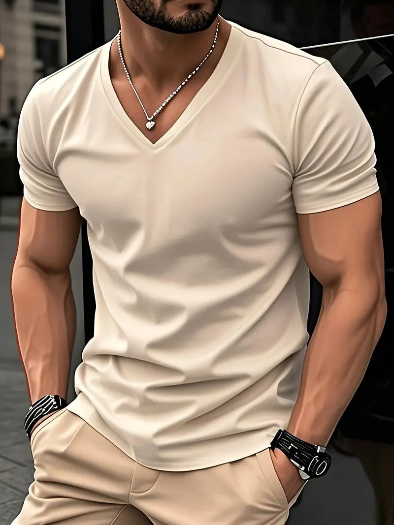 Fraga - Stilvolles Kurzarm T Hemd