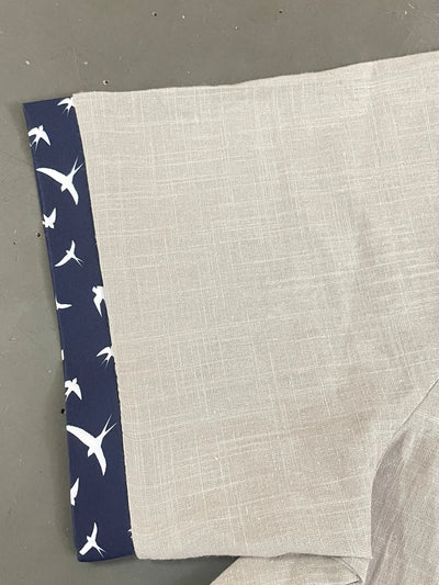 Trofim – Elegantes Niedliches Hemd Mit Vogel Drucken