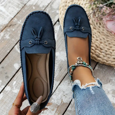 Damen Slipper aus veganem Leder mit weichem Futter – Elegante Mokassins für jeden Tag