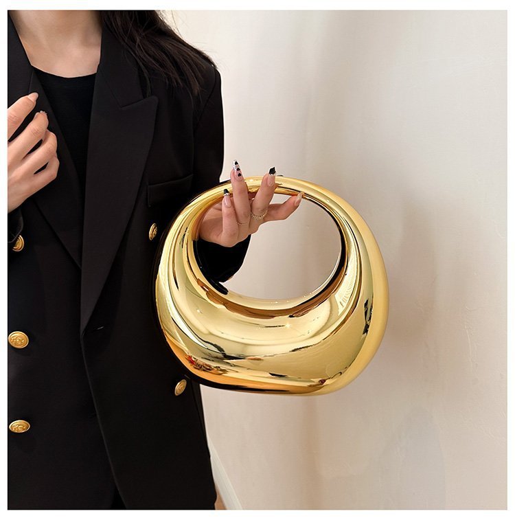 Elizabeth – Acryl Handtasche Mond Dinner Tasche Umhängetasche