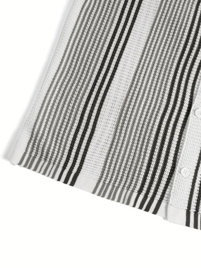 Avram – Lässiges Gestreiftes Hemd Mit Knöpfen