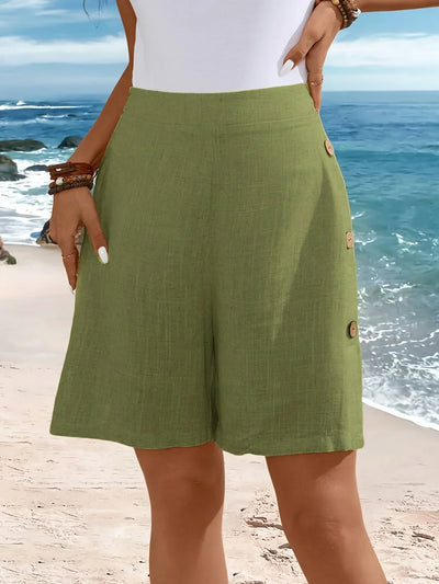 Fenella – Bequeme Kurze Mit Knöpfen