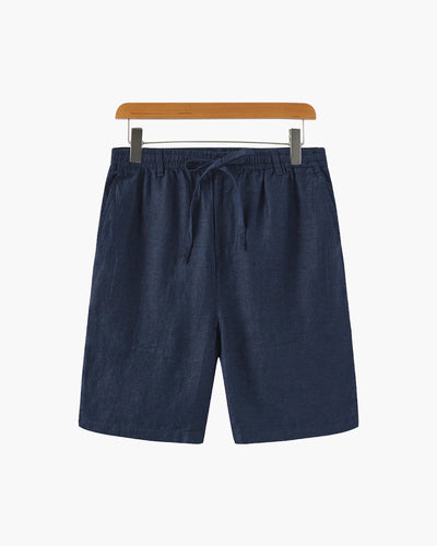 Waylon | Lightweight Herren Sommer Leinen-Shorts mit Kordelzug