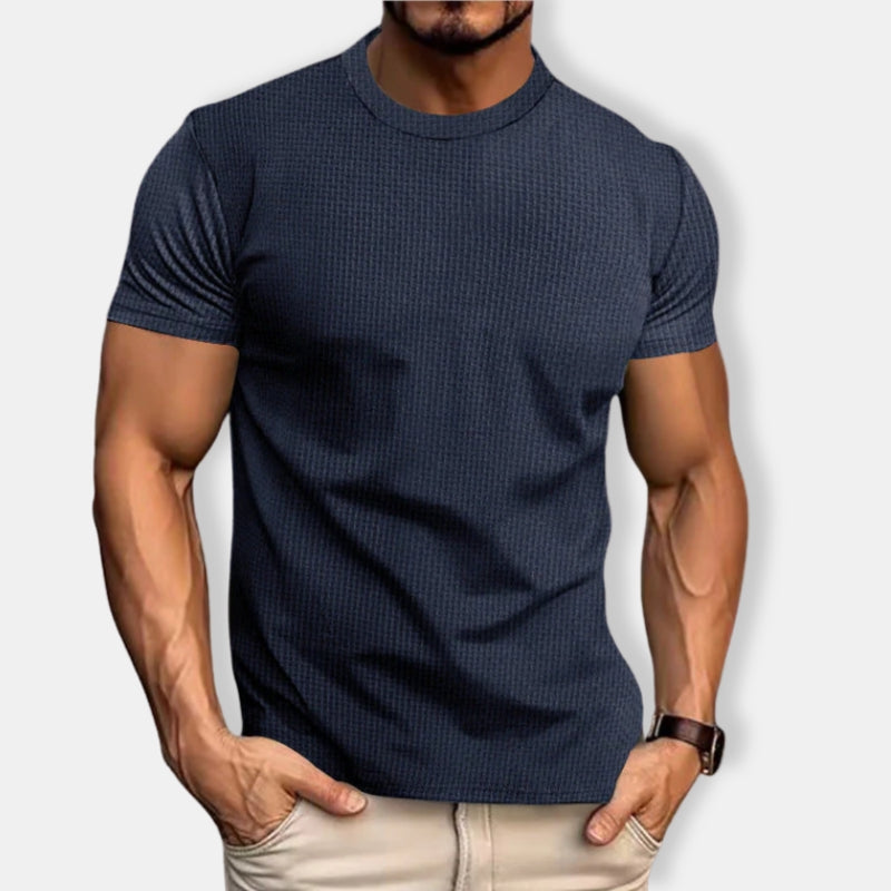 Herren Rundhalsausschnitt T-Shirt  | Lässig