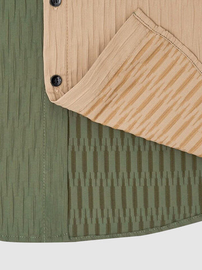 Ivin -  Farbblock Lässiges Hemd