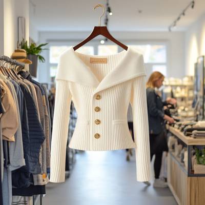 MIRAVO | Luxuriöses Strickjacke