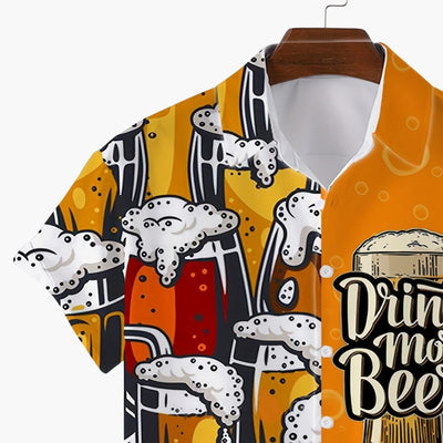 Biermotiv Hemd für Herren - Oktoberfest 2025