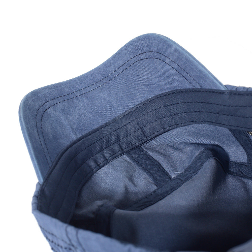 Bernard – Verwaschene Baumwoll-Armee Outdoor Sonnenhut mit Kappe