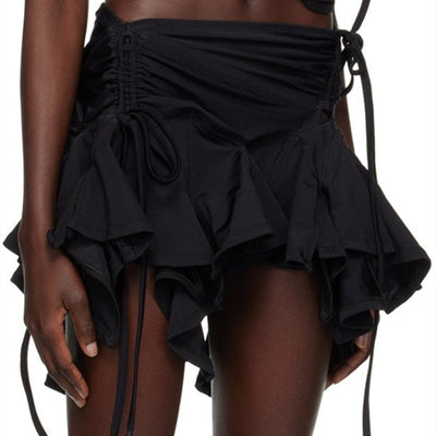 Jean – Einfarbiger Damenrock in A-Linie