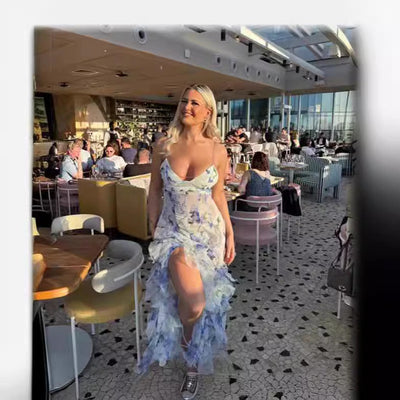 Charlotte – Elegantes Frühlings- und Sommerkleid mit 3D-Effekt