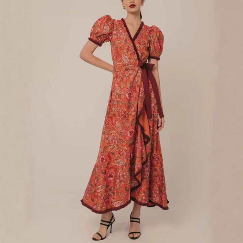 Andrea – Bohemian Kleid mit tailliertem Design