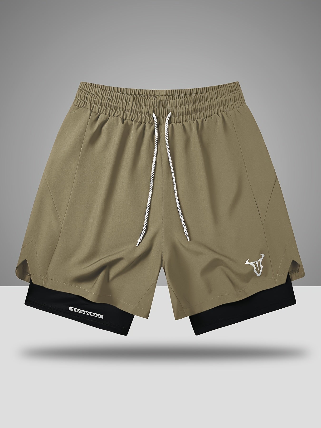 Fabian Sportshorts mit geometrischem Muster und leichtem Stretch für Herren