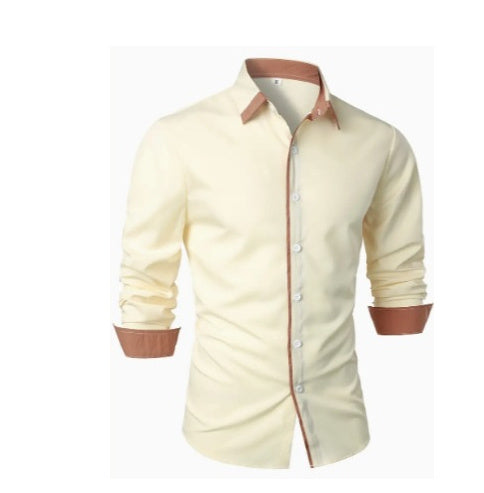 Sophie – Lässiges Langarmshirt mit Kontrastfarbe