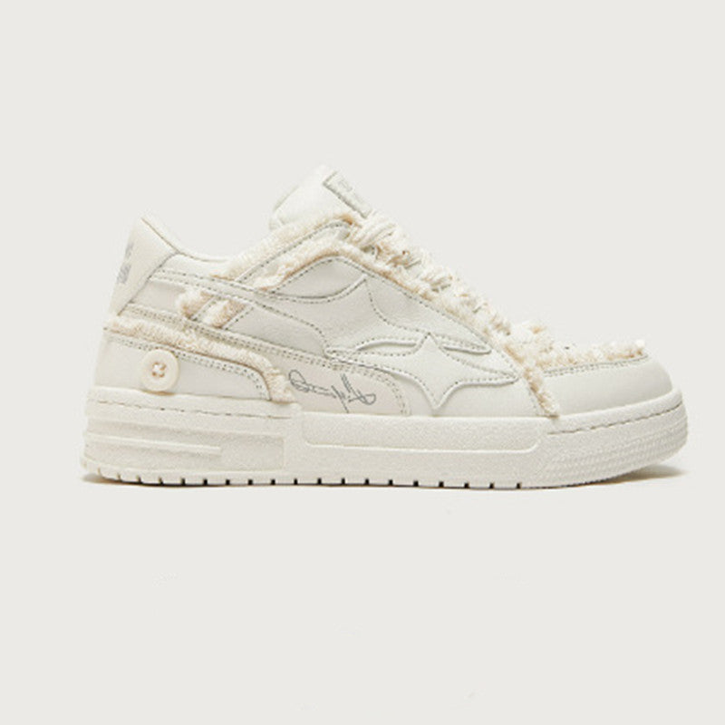 Emily – Bequeme atmungsaktive weiße Schuhe im koreanischen Stil