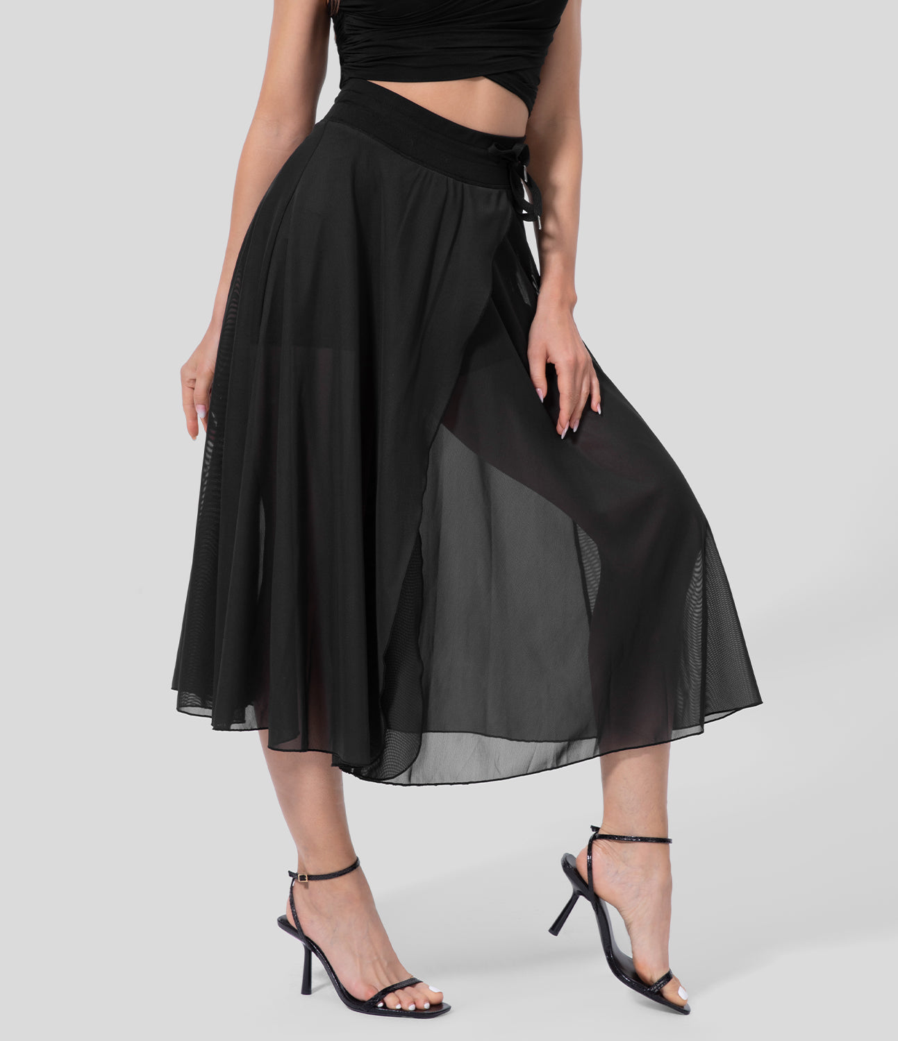 MIRAVO | 2-in-1 High-Waist Midi-Rock