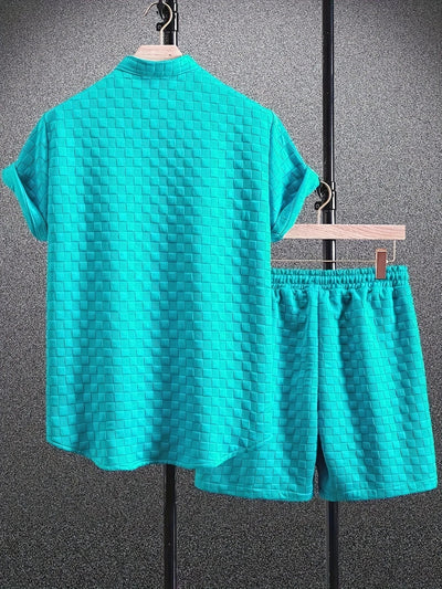 Zane – Lässiges Sommer Set Aus Kurzarm Hemd Und Short