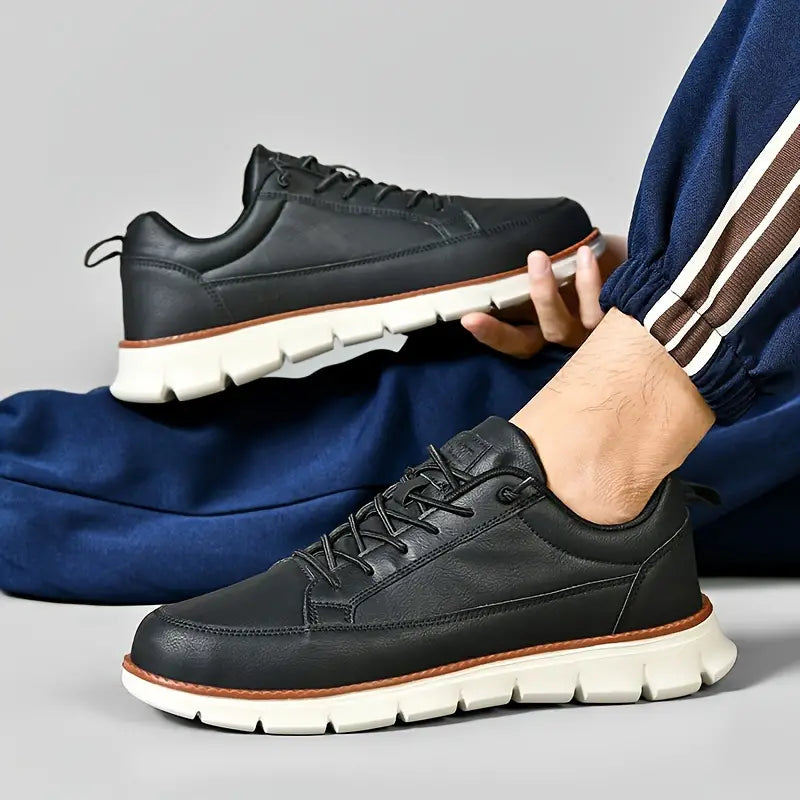Frederick | Stylische Leder Turnschuhe