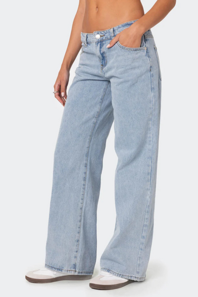 Low Rise Jeans Light Blue