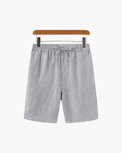 Waylon | Lightweight Herren Sommer Leinen-Shorts mit Kordelzug
