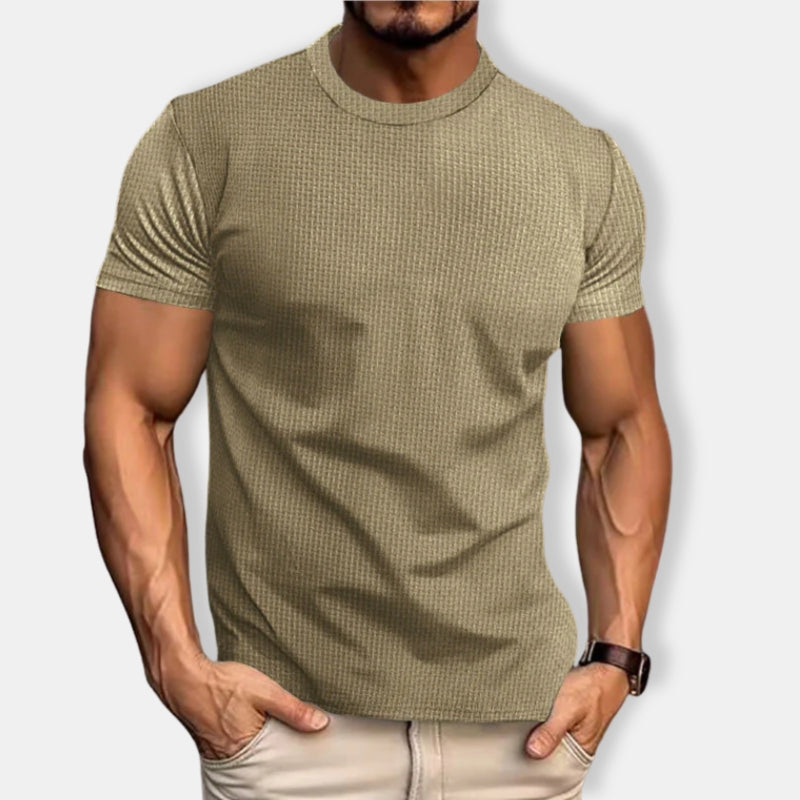 Herren Rundhalsausschnitt T-Shirt  | Lässig