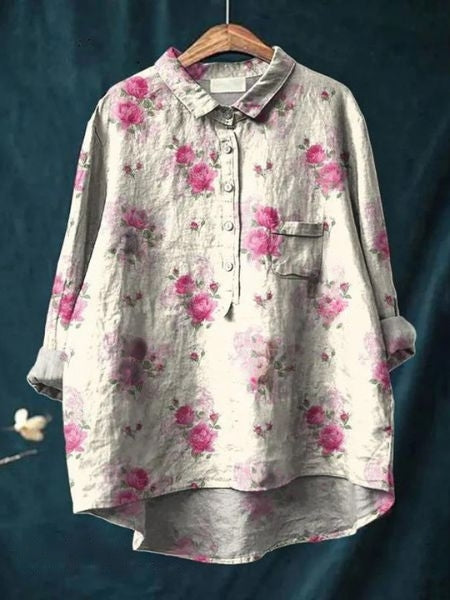 MIRAVO | Luftige Bluse mit Blumenmuster