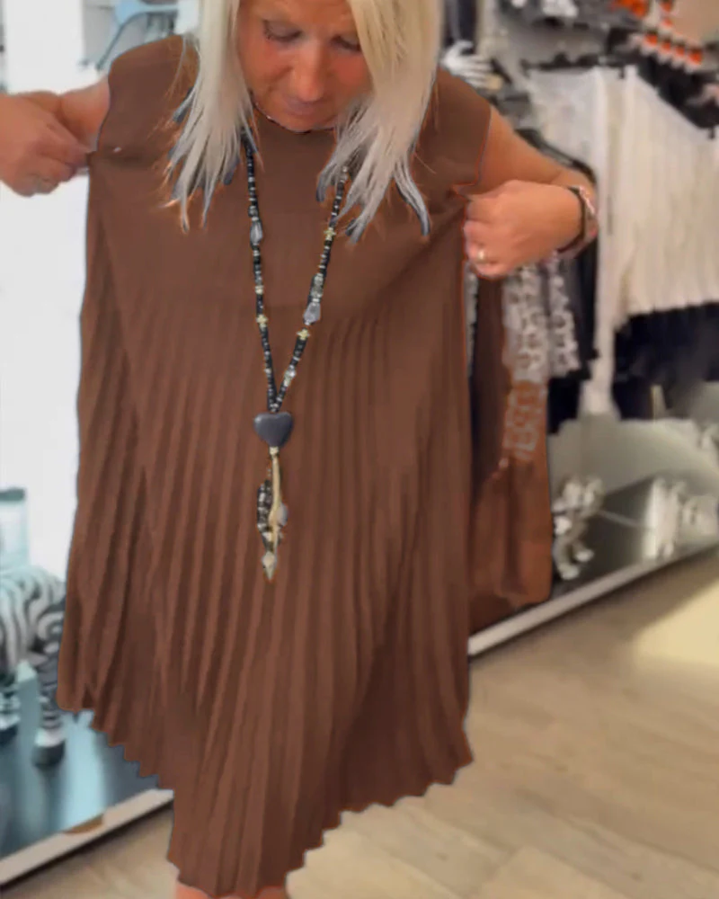 Shihua – Trendiges Plisseekleid